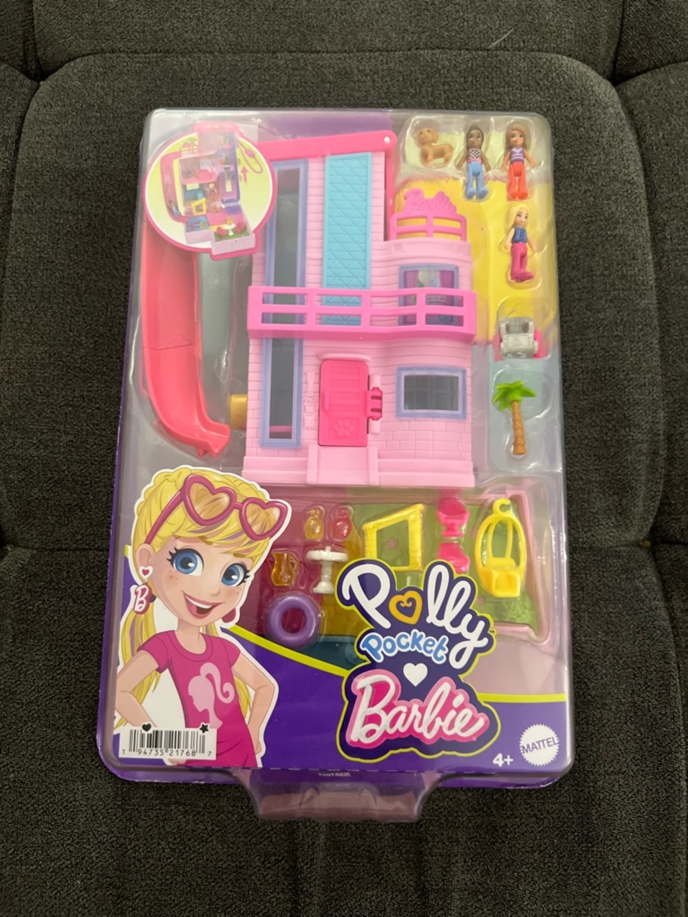 NEW Polly Pocket Barbie Playset - Mini Dollhouse & Accessories